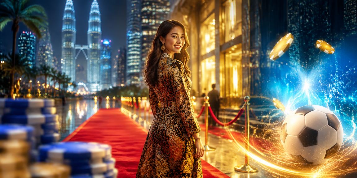 Pertaruhan bola sepak dalam suasana batik Kuala Lumpur di platform 6800